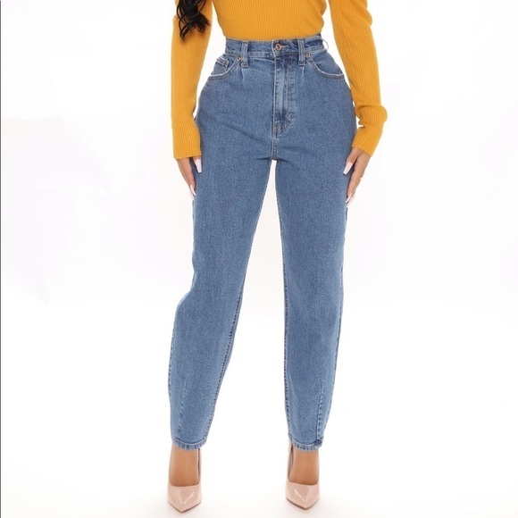 Fashion Nova Denim - Always Do Your Best Mom Jeans Fashion Nova High Waisted